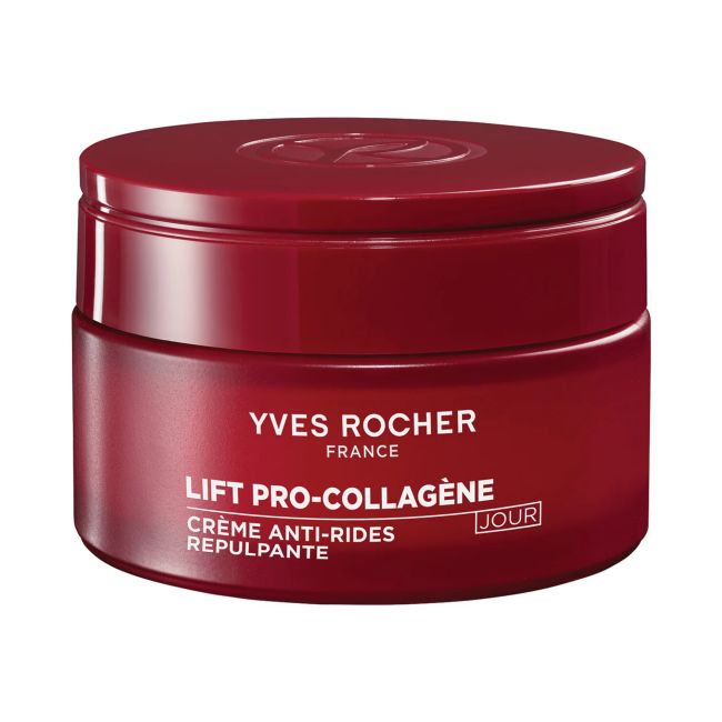 YVES ROCHER ANTI-WRINKLE PLUMPING dieninis veido kremas, 50 ml