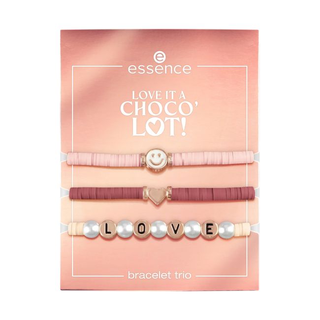 ESSENCE LOVE IT A CHOCO' LOT apyrankės (3 vnt.)