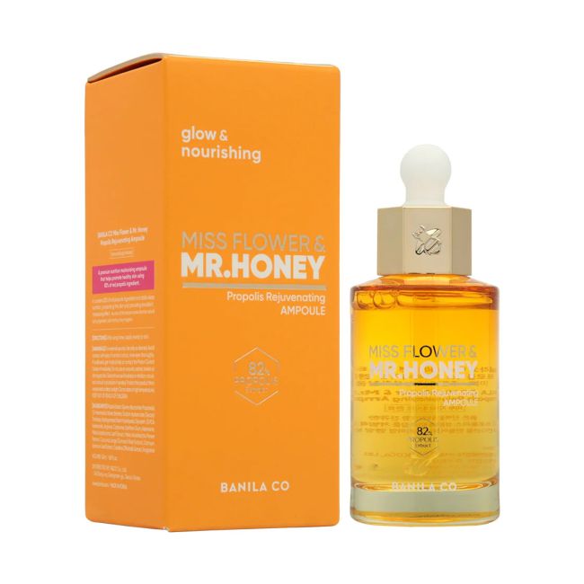 BANILA CO MISS FLOWER & MR.HONEY PROPOLIS REJUVENATING veido serumas, 50 ml