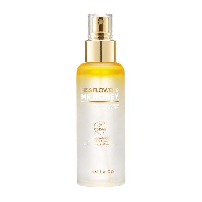 BANILA CO MISS FLOWER & MR.HONEY PROPOLIS REJUVENATING AMPOULE veido dulksna, 99 ml