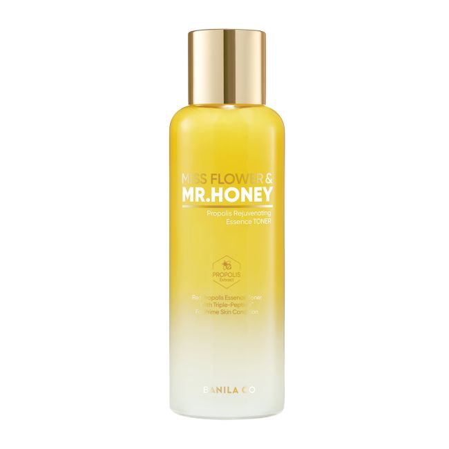BANILA CO MISS FLOWER & MR.HONEY PROPOLIS REJUVENATING ESSENCE veido tonikas, 190 ml