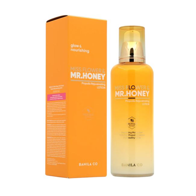 BANILA CO MISS FLOWER & MR.HONEY PROPOLIS REJUVENATING veido losjonas, 150 ml