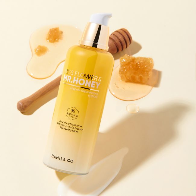 BANILA CO MISS FLOWER & MR.HONEY PROPOLIS REJUVENATING veido losjonas, 150 ml