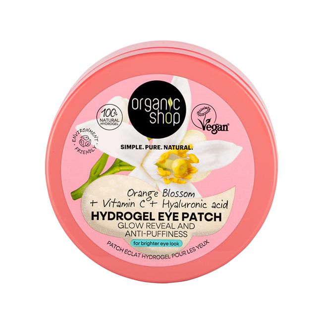 ORGANIC SHOP HYDROGEL paakių padukai (60 vnt.)