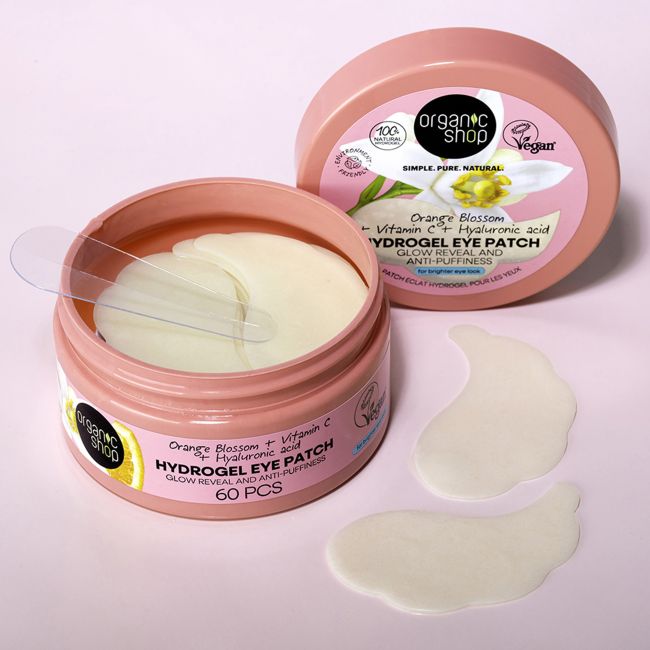 ORGANIC SHOP HYDROGEL paakių padukai (60 vnt.)
