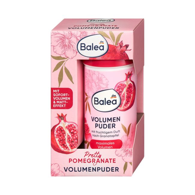 BALEA VOLUMEN PRETTY POMEGRANATE plaukų pudra, 10 g