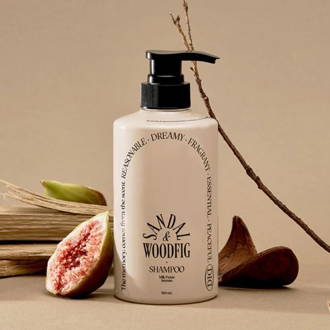 ODID SANDAL & WOODFIG plaukų šampūnas, 500 ml