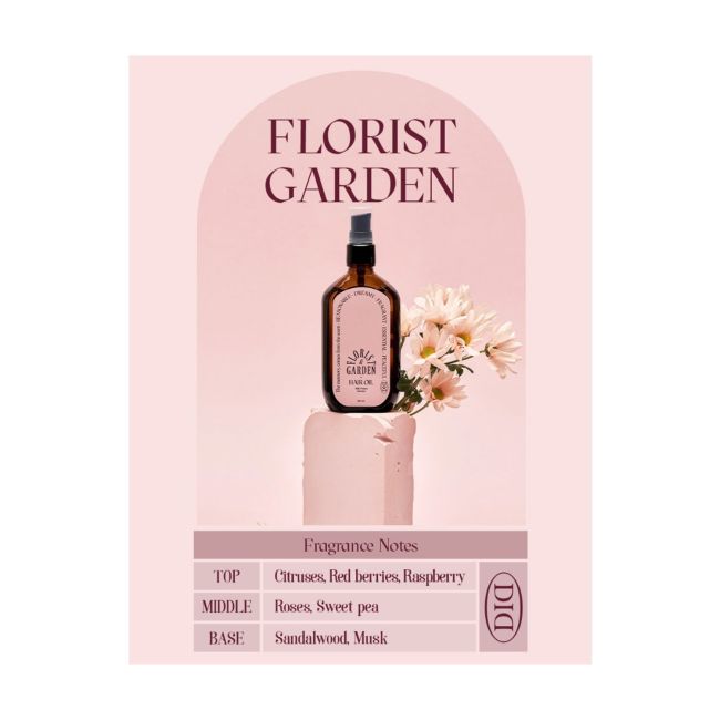 ODID FLORIST & GARDEN plaukų aliejus, 100 ml