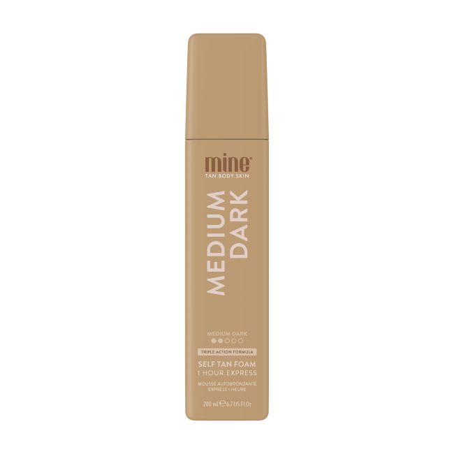 MINE MEDIUM DARK savaiminio įdegio putos, 200 ml