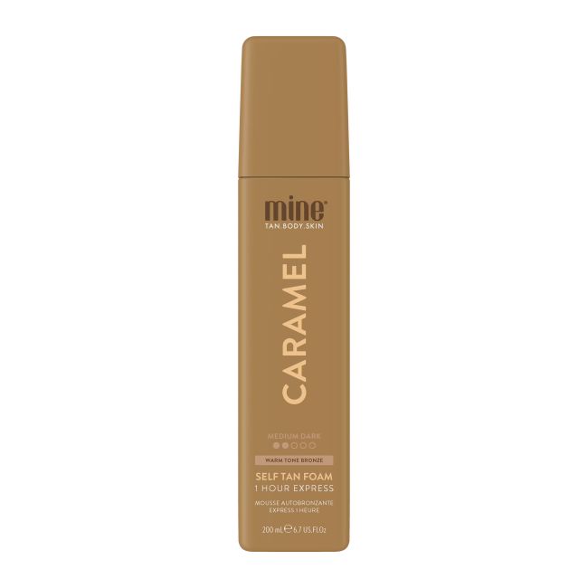 MINE CARAMEL MEDIUM DARK savaiminio įdegio putos, 200 ml