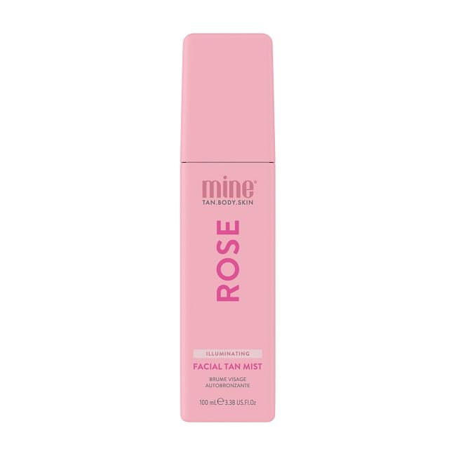 MINE ROSE ILLUMINATING veido savaiminio įdegio dulksna, 100 ml