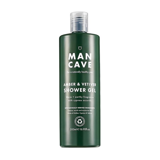 MAN CAVE AMBER & VETIVER dušo želė, 500 ml