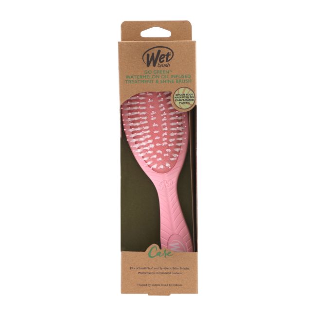 WETBRUSH GO GREEN WATERMELON OIL plaukų šepetys