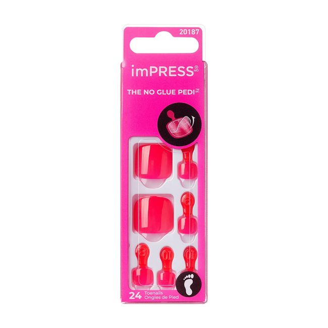 IMPRESS priklijuojami kojų nagai (24 vnt.)