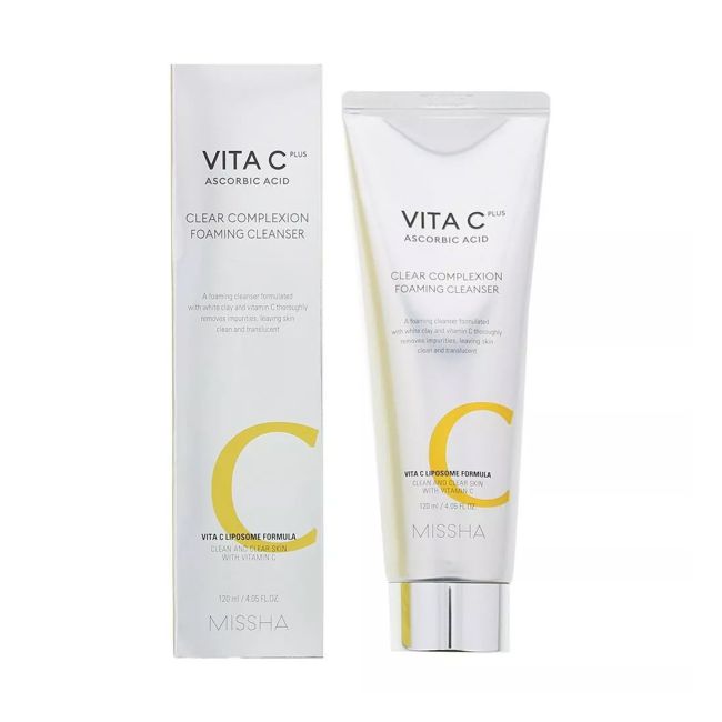 MISSHA VITA C PLUS FOAMING veido prausiklis, 120 ml