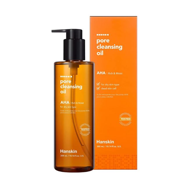 HANSKIN PORE CLEANSING AHA valomasis veido aliejus, 300 ml