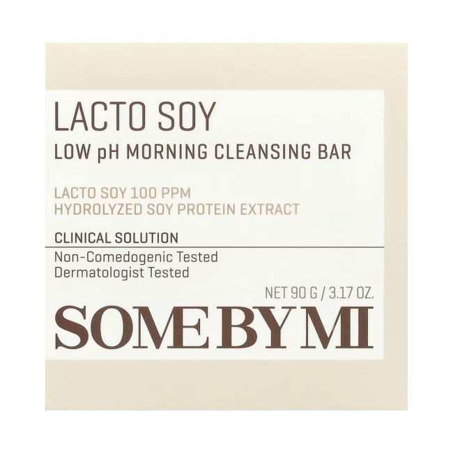 SOME BY MI LACTOSOY LOW PH MORNING valomasis veido ir kūno muilas, 90 g