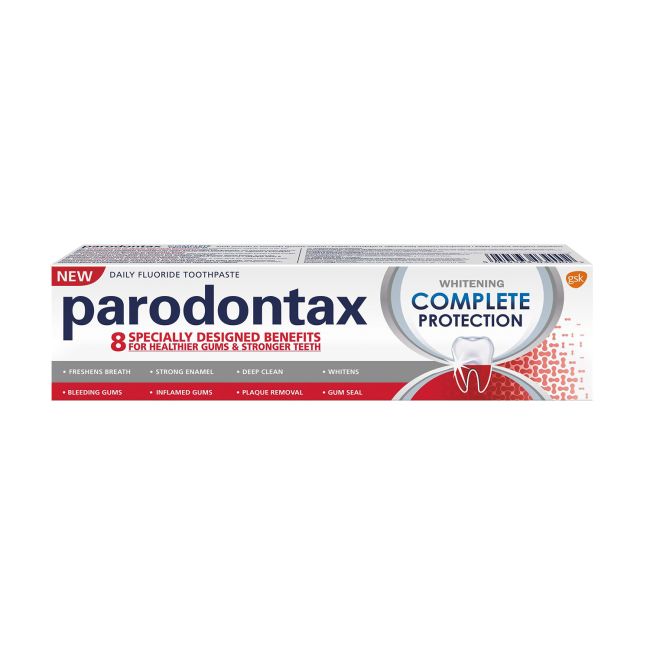 PARODONTAX WHITENING COMPLETE PROTECTION dantų pasta, 75 ml