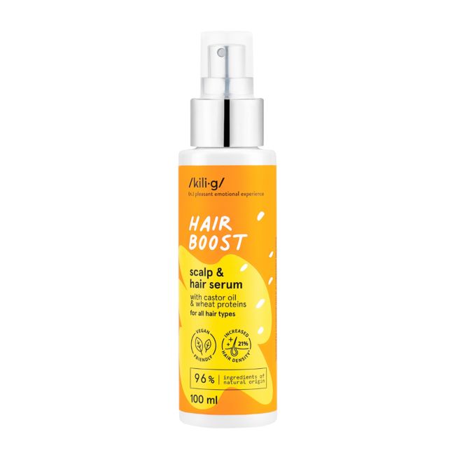 KILIG HAIR BOOST galvos odos ir plaukų serumas, 100 ml