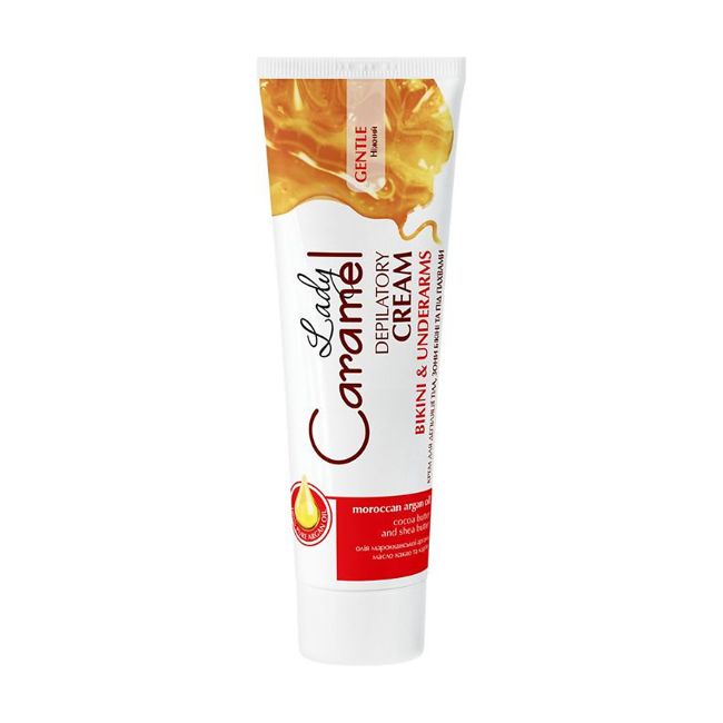 LADY CARAMEL bikinio srities ir pažastų depiliacinis kremas, 100 ml