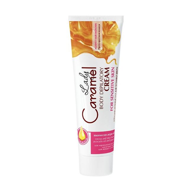 LADY CARAMEL SENSITIVE SKIN kūno depiliacinis kremas, 100 ml