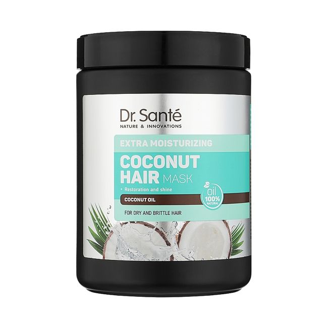 DR.SANTE COCONUT plaukų kaukė, 1000 ml