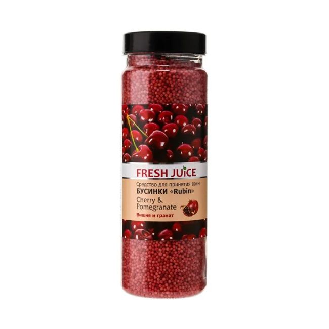FRESH & JUICE CHERRY & POMEGRANATE vonios perlai, 450 g
