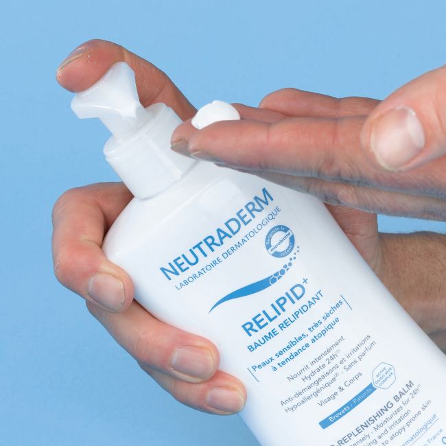 NEUTRADERM LIPID-REPLENISHING veido ir kūno balzamas, 400 ml