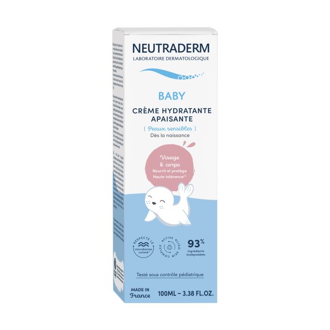 NEUTRADERM BABY SOOTHING MOISTURIZING vaikų veido ir kūno kremas, 100 ml