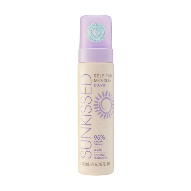 SUNKISSED DARK savaiminio įdegio putos, 200 ml