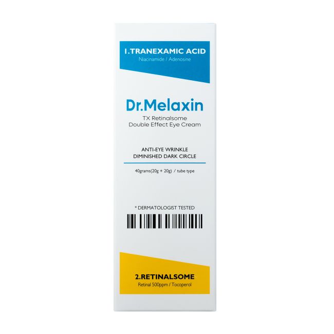 DR.MELAXIN TX RETINALSOME DOUBLE EFFECT paakių kremas, 40 g