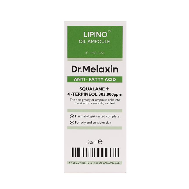 DR.MELAXIN LIPINO OIL AMPOULE veido serumas, 30 ml