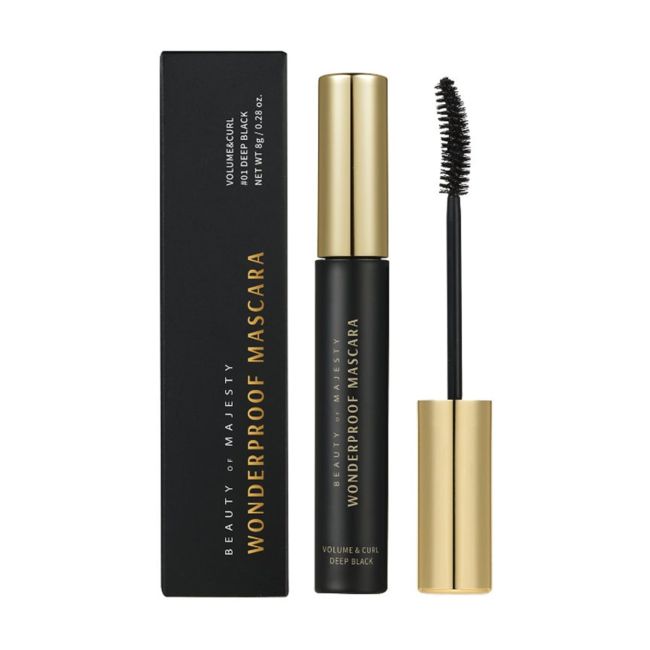 BOM WONDERPROOF VOLUME & CURL blakstienų tušas, 8 g