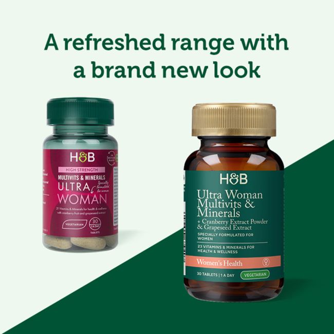H&B HIGH STRENGTH multivitaminai ir mineralai moterims, 30 tablečių