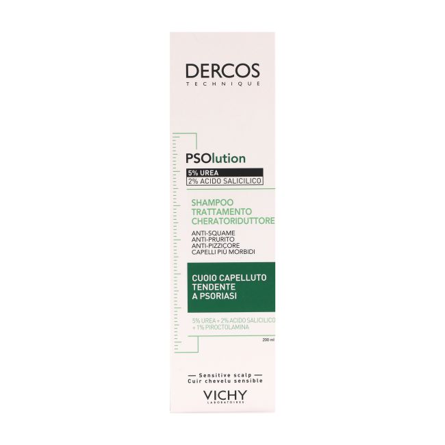 VICHY DERCOS PSOLUTION plaukų šampūnas, 200 ml