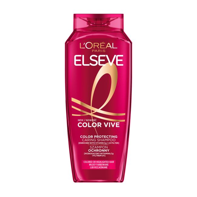 L'OREAL ELSEVE COLOR VIVE plaukų šampūnas, 400 ml