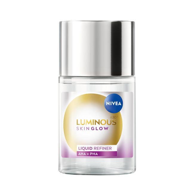 NIVEA LUMINOUS SKIN GLOW LIQUID REFINER skystas nenuplaunamas odos šveitiklis, 100 ml