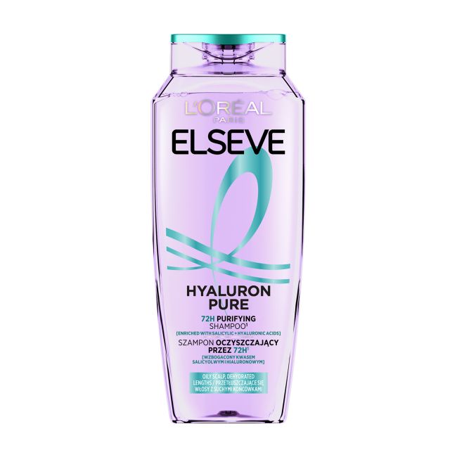 L'OREAL ELSEVE HYALURON PURE plaukų šampūnas, 250 ml