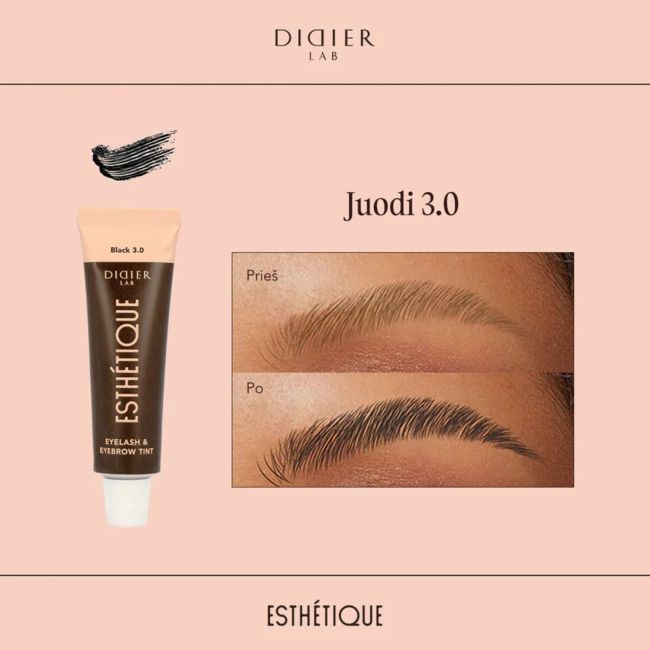 DIDIER LAB ESTHETIQUE blakstienų ir antakių dažai, 15 ml