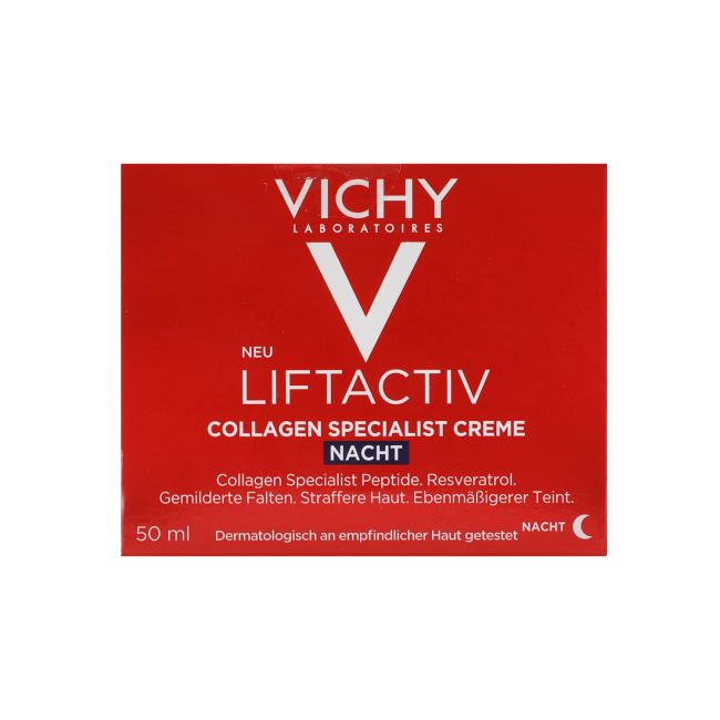 VICHY LIFTACTIV COLLAGEN SPECIALIST NIGHT naktinis veido kremas, 50 ml