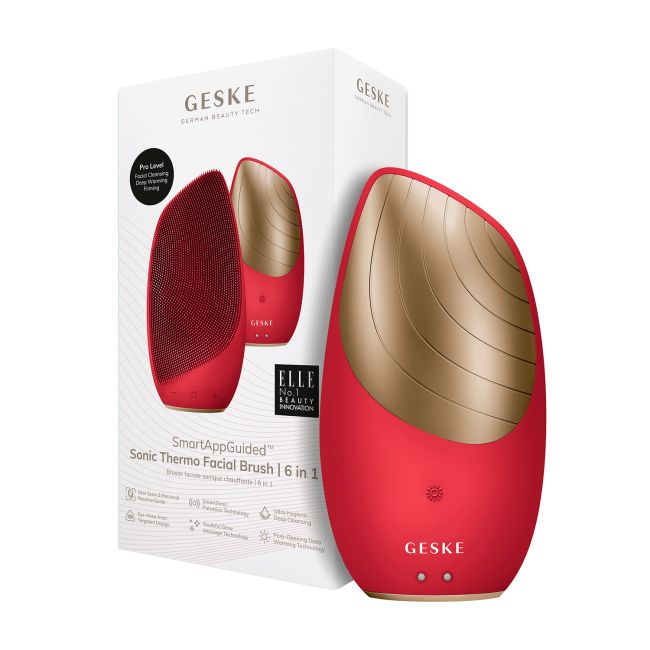 GESKE SONIC THERMO FACIAL BRUSH 6 IN 1 elektrinis veido šepetėlis