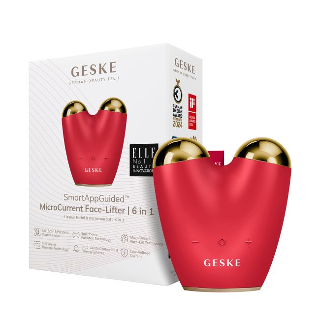 GESKE MICROCURRENT FACE-LIFTER 6 IN 1 elektrinis veido prietaisas