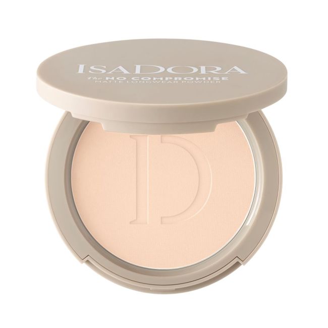 ISADORA THE NO COMPROMISE MATTE LONGWEAR kompaktinė pudra, 8 g