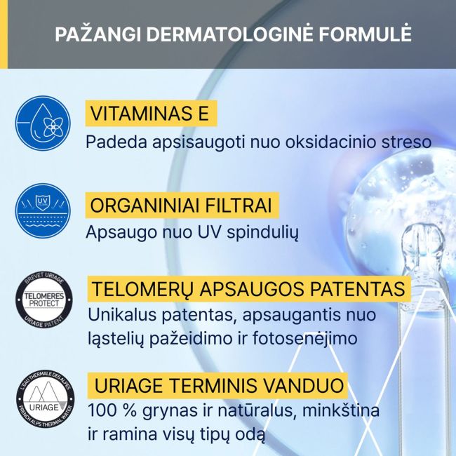 URIAGE BARIESUN SPF30+ apsauginis kremas nuo saulės, 50 ml