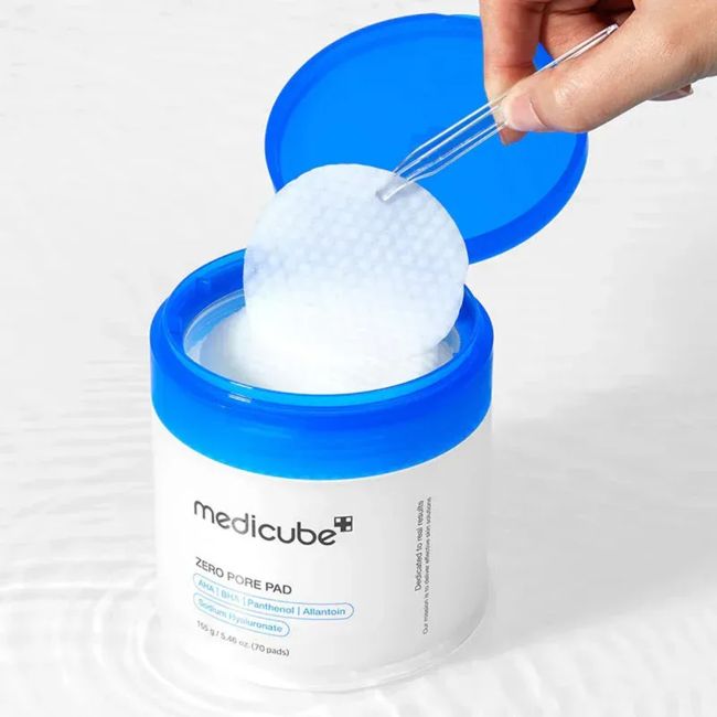 MEDICUBE ZERO PORE veido padukai, 155 g (70 vnt.)
