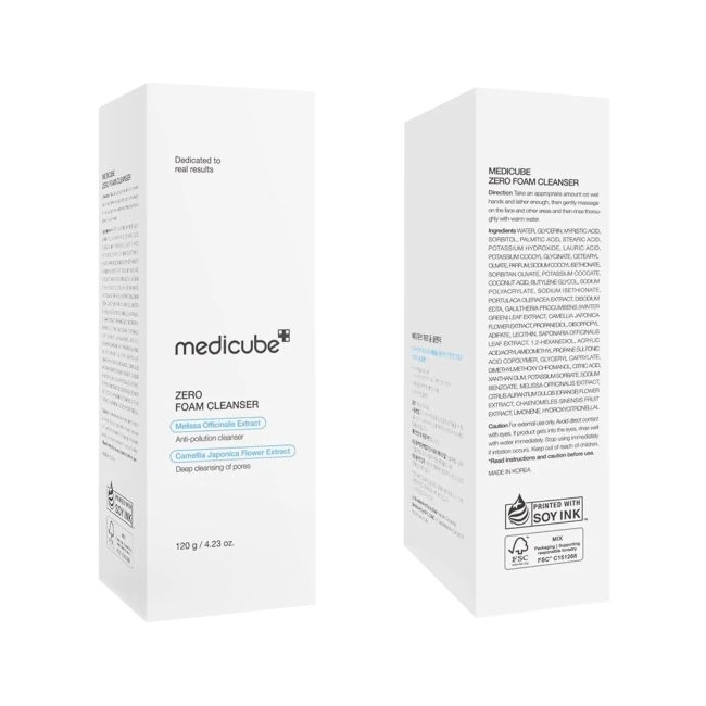 MEDICUBE ZERO valomosios veido putos, 120 ml