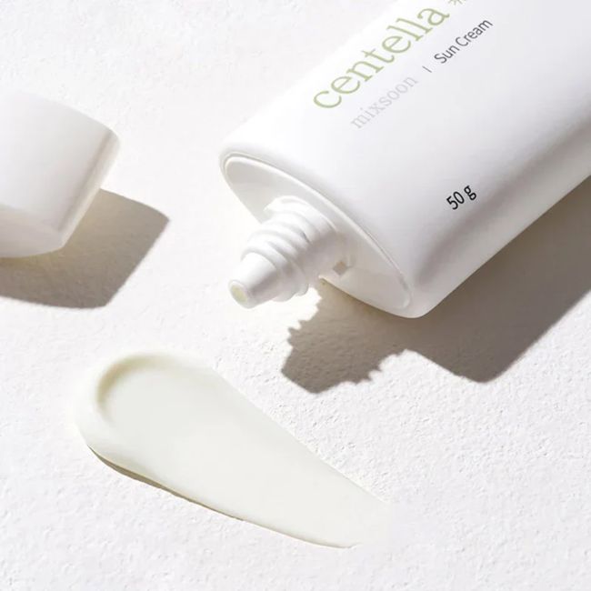 MIXSOON CENTELLA SUN SPF50 apsauginis veido kremas nuo saulės, 50 g