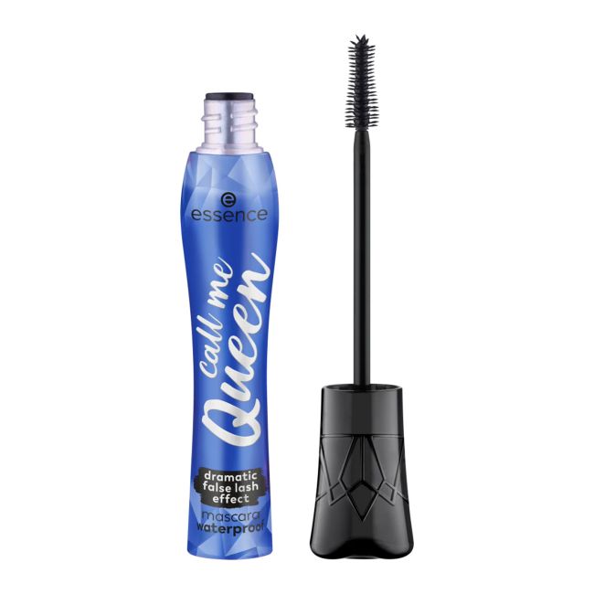 ESSENCE CALL ME QUEEN DRAMATIC FALSE LASH EFFECT vandeniui atsparus blakstienų tušas, 9 ml