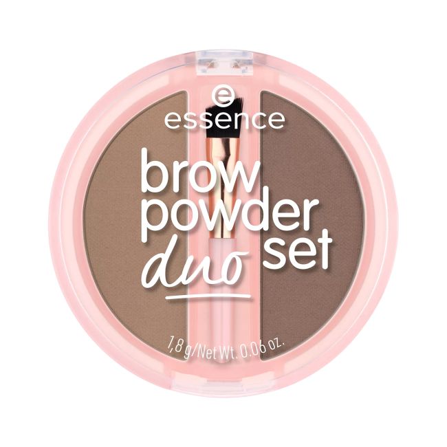 ESSENCE BROW POWDER DUO SET antakių šešėlių rinkinys, 1,8 g