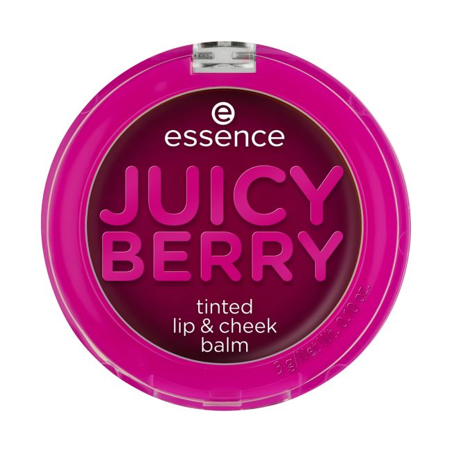 ESSENCE JUICY lūpų ir skruostų balzamas, 3 g